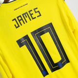 Colombia 2018 James Long Sleeve Home Kit NWT (L)