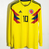 Colombia 2018 James Long Sleeve Home Kit NWT (L)