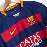 Barcelona 2015-16 Suarez Home Kit (S)