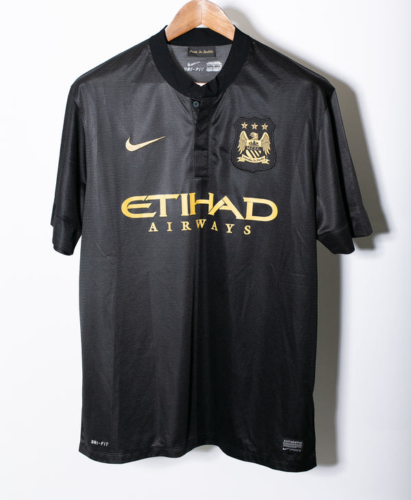 Manchester City 2013-14 Aguero Away Kit (L)