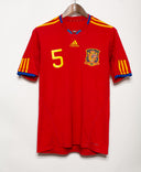 Spain 2009 Puyol Home Kit (M)