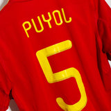 Spain 2009 Puyol Home Kit (M)