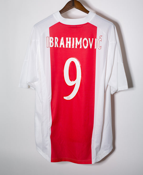 Ajax 2004-05 Ibrahimovic Home Kit (2XL)