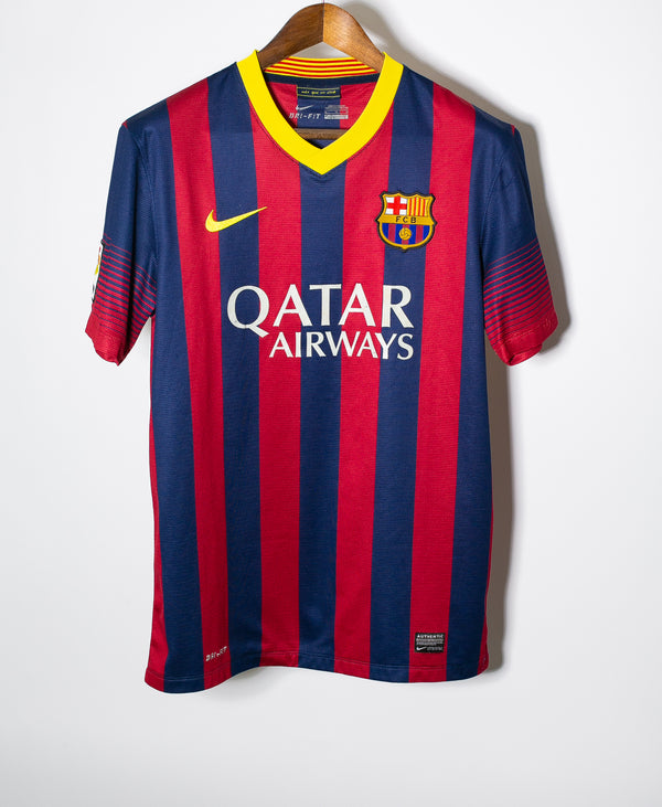 Barcelona 2013-14 Iniesta Home Kit (M)