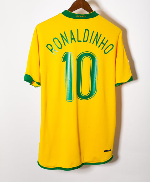 Brazil 2006 Ronaldinho Home Kit (XL)