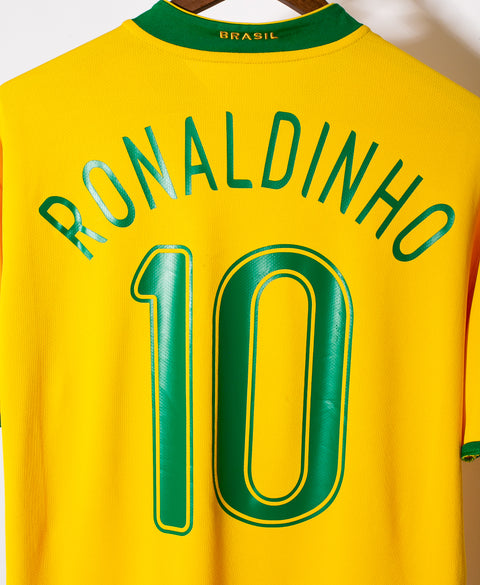 Brazil 2006 Ronaldinho Home Kit (XL)