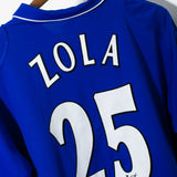 Chelsea 2001-03 Zola Home Kit (XL)