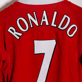 Manchester United 2004-05 Ronaldo Home Kit (L)