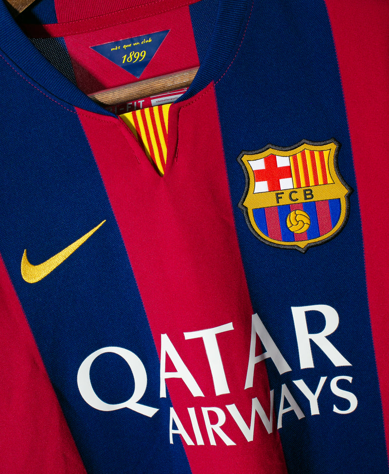 Barcelona 2014-15 Messi Home Kit (L)