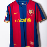 Barcelona 2007-08 Ronaldinho Home Kit (M)