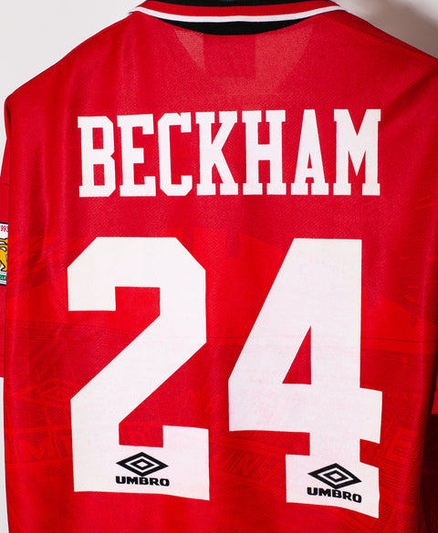 Manchester United 1994-95 Beckham Home Kit (L)