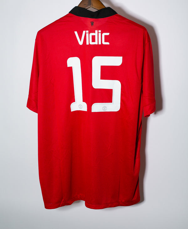 Manchester United 2013-14 Vidic Home Kit NWT (2XL)