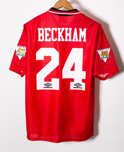 Manchester United 1994-95 Beckham Home Kit (L)