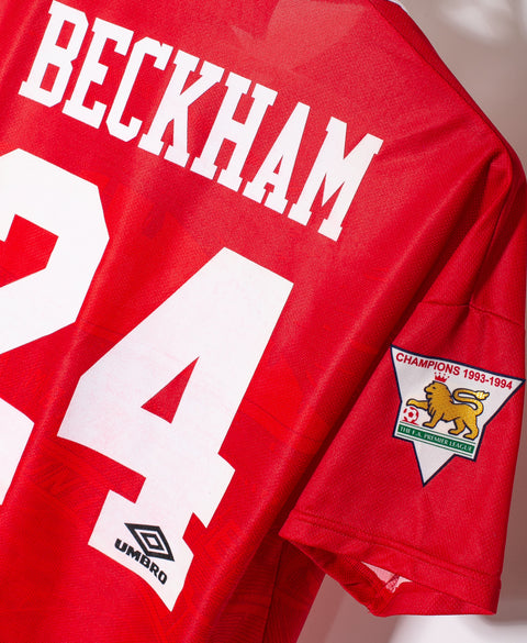 Manchester United 1994-95 Beckham Home Kit (L)