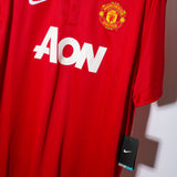 Manchester United 2013-14 Vidic Home Kit NWT (2XL)