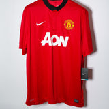 Manchester United 2013-14 Vidic Home Kit NWT (2XL)
