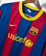 Barcelona 2010-11 David Villa Home Fan Kit (XL)