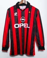Milan 1994-95 Long Sleeve Home Kit (L)