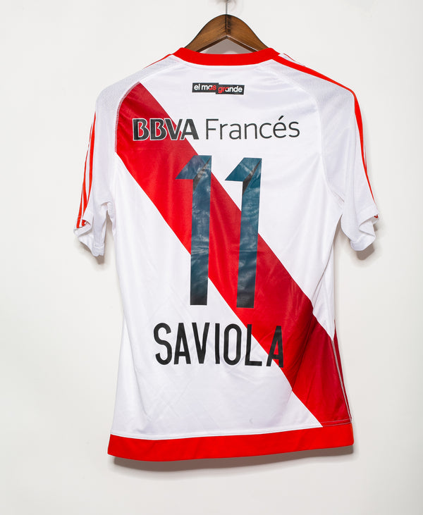 River Plate 2015-16 Saviola Home Kit (S)