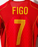 Portugal 2004 Figo Home Kit (L)