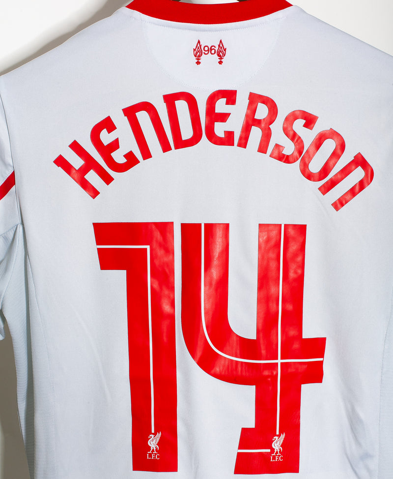 Liverpool No14 Henderson Red Home Kid Jersey