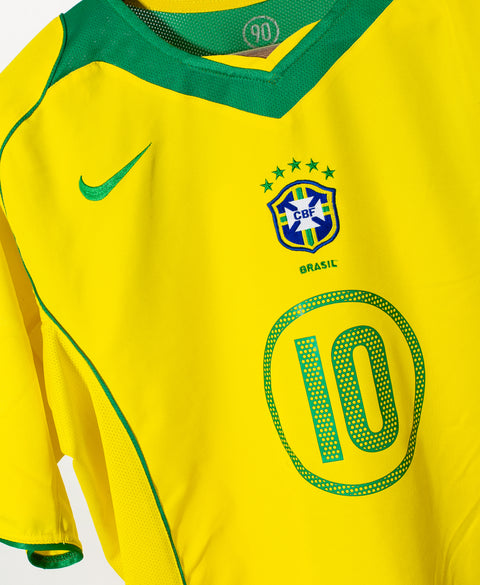 Brazil 2004 Ronaldinho Home Kit (XL)