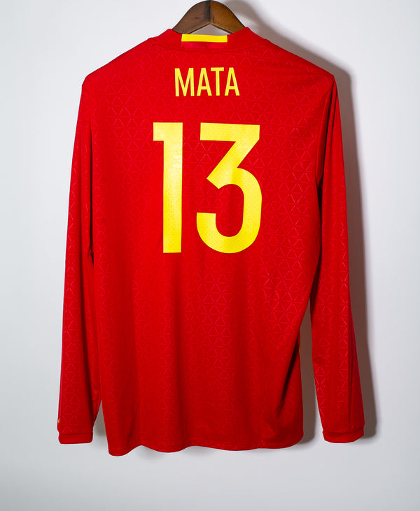 Spain 2016 Mata Long Sleeve Home Kit NWT (L)