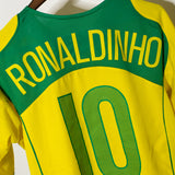 Brazil 2004 Ronaldinho Home Kit (XL)