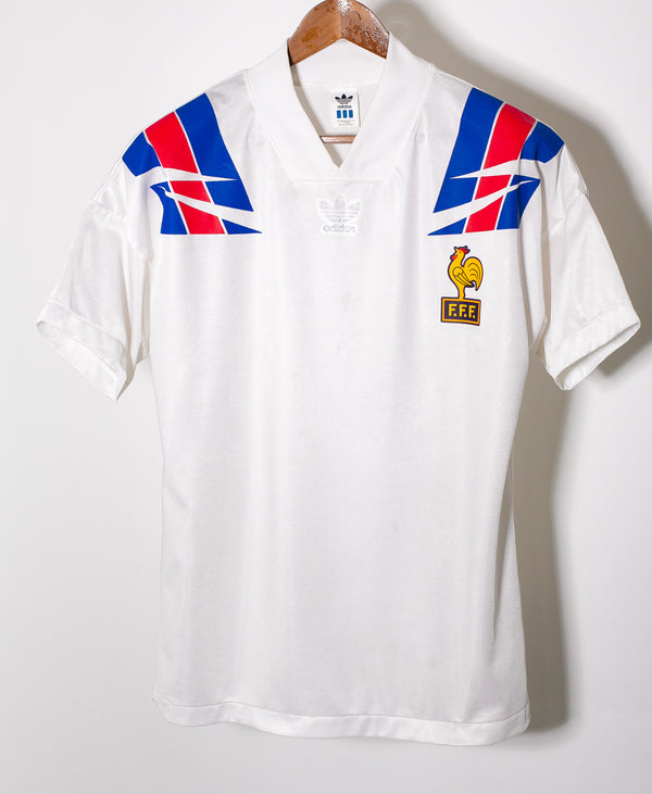 France 1992 Deschamps Away Kit w/ Shorts (L)