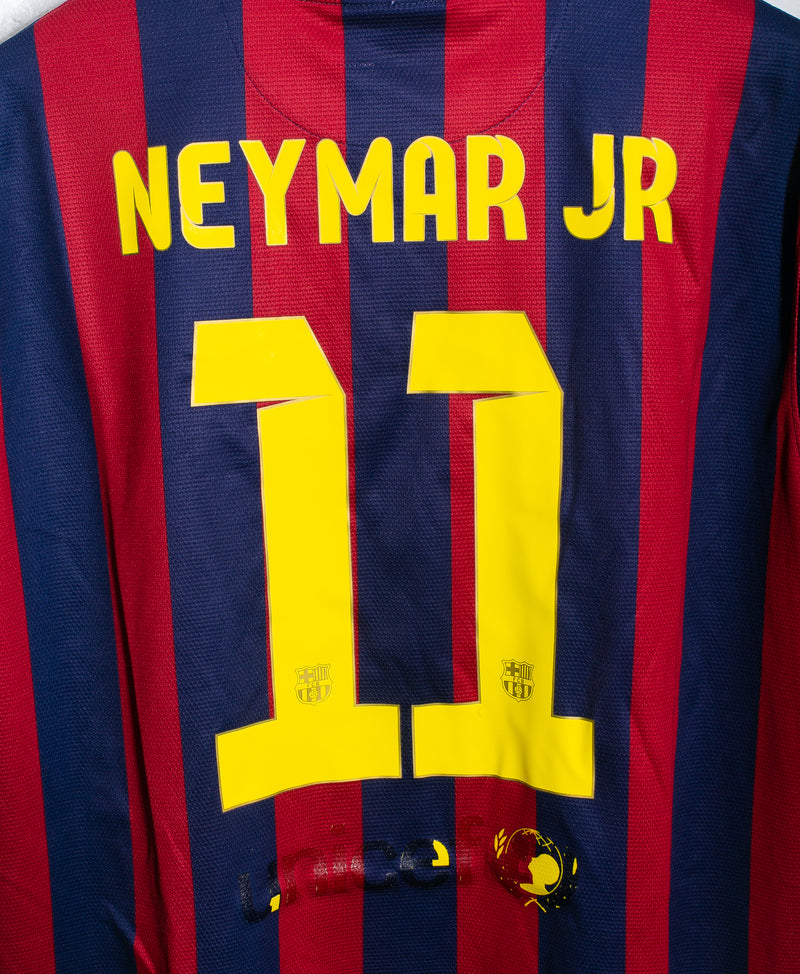 Barcelona 2013-14 Neymar Home Kit (XL)