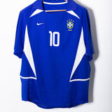 Brazil 2002 Rivaldo Away Kit (L)