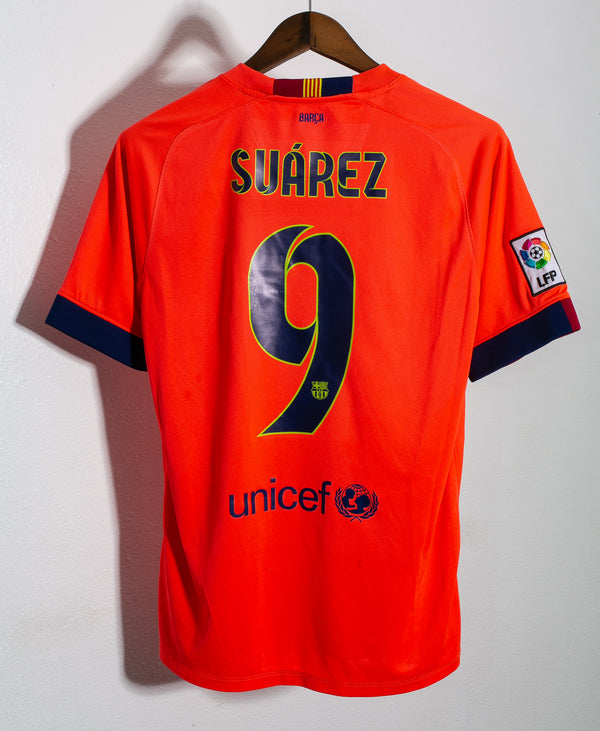 Barcelona 2014-15 Suarez Away Kit (M)