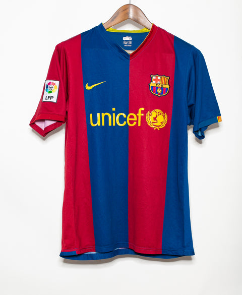 Barcelona 2006-07 Ronaldinho Home Kit (M)