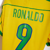 Brazil 1998 Ronaldo Home Kit (M)