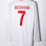 England 2012 Beckham Long Sleeve Home Kit (XL)
