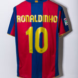 Barcelona 2007-08 Ronaldinho Home Kit (M)