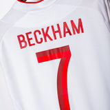 England 2012 Beckham Long Sleeve Home Kit (XL)