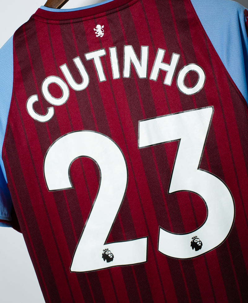 Aston Villa 2021-22 Coutinho Home Kit (L)