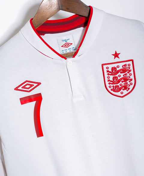 England 2012 Beckham Long Sleeve Home Kit (XL)