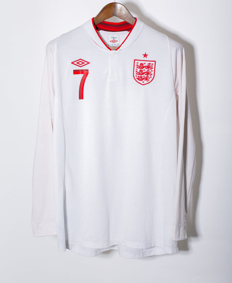 England 2012 Beckham Long Sleeve Home Kit (XL)