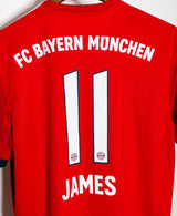 Bayern Munich 2018-19 James Home Kit (L)