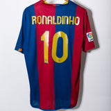 Barcelona 2006-07 Ronaldinho Home Kit (XL)