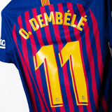 Barcelona 2018-19 Dembele Home Kit (S)