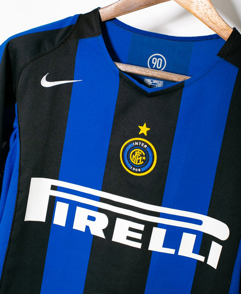 Inter Milan 2004-05 Zanetti Home KIt (M)