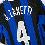 Inter Milan 2004-05 Zanetti Home KIt (M)