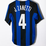 Inter Milan 2004-05 Zanetti Home KIt (M)