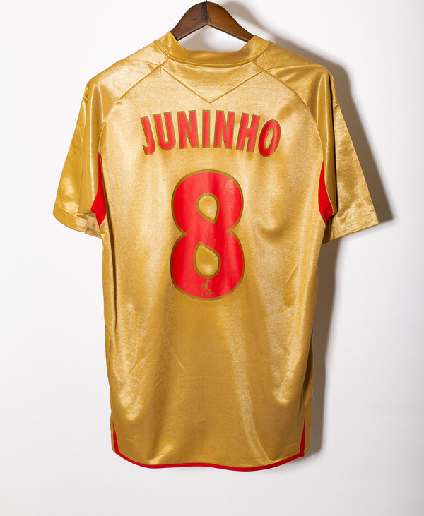 Lyon 2007-08 Juninho Away Kit (L)