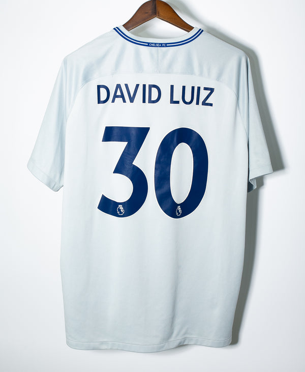 Chelsea 2017-2018 David Luiz Away Kit (2XL)