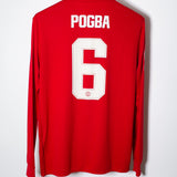 Manchester United 2017-18 Pogba Long Sleeve Home Kit (L)
