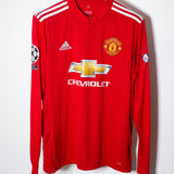 Manchester United 2017-18 Pogba Long Sleeve Home Kit (L)